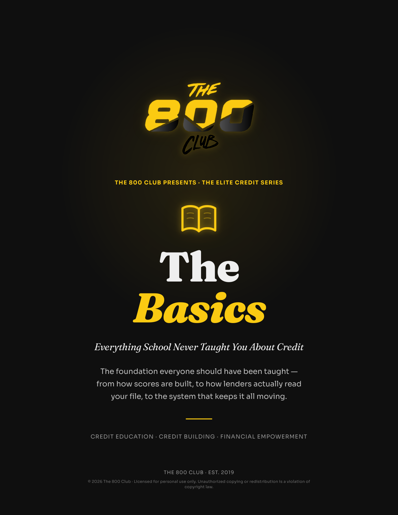 The Basics cover