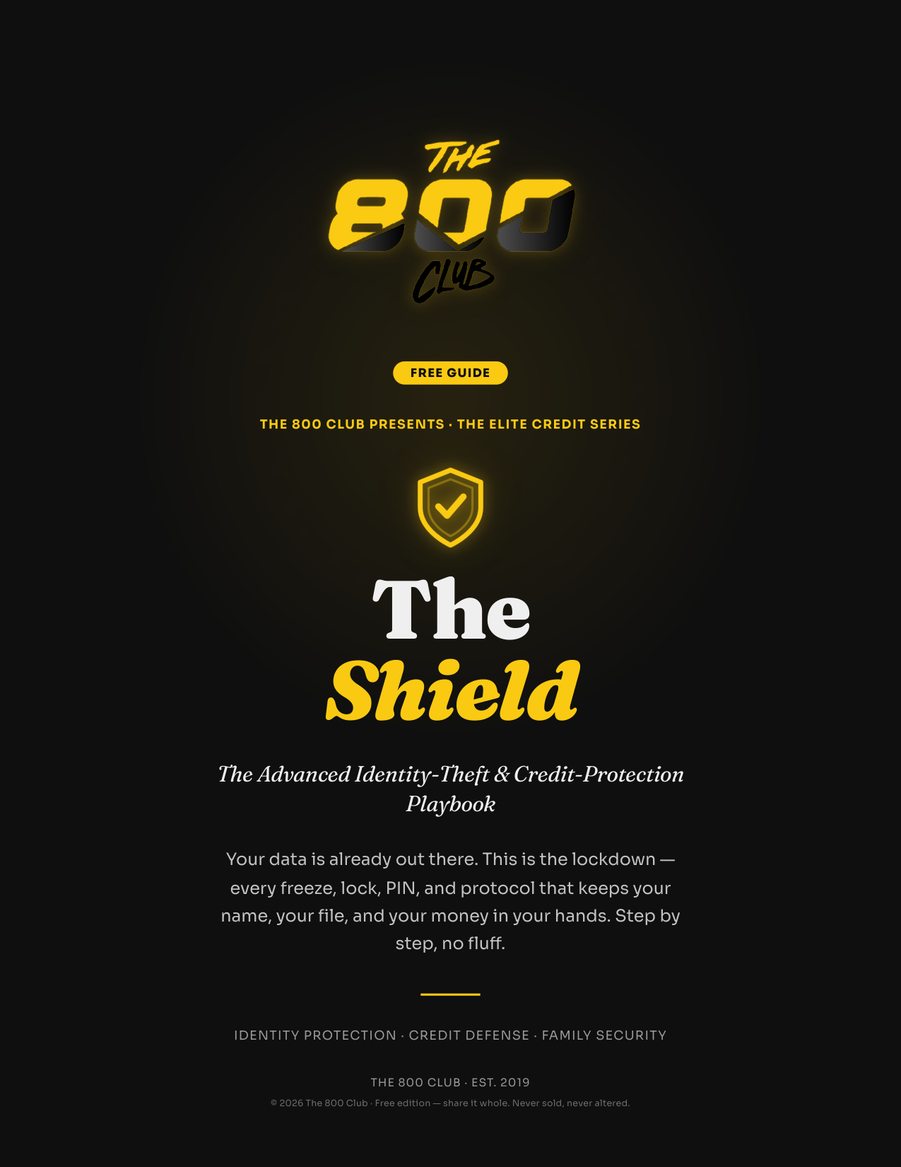 The Shield cover